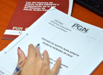 PGN de Guatemala informa que a través de la alerta Alba-Keneth se han localizado 85 mil NNA