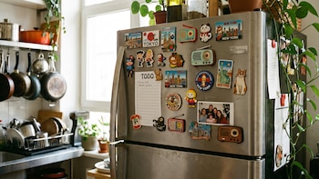 Antes de colocar imanes en tu refrigerador, debes tener en cuenta estos riesgos