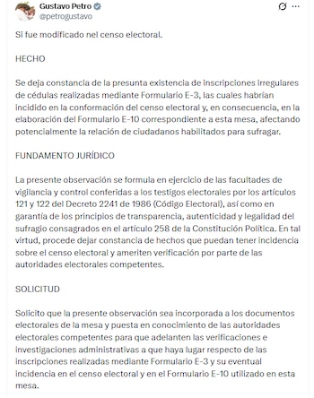 - crédito @petrogustavo/X