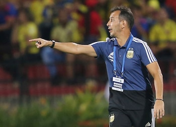 El Bocha Batista, en su paso por la selección argentina. Viene de conducir a Venezuela y hoy está al frente del combinado de Costa Rica (REUTERS/Luisa Gonzalez/File Photo)