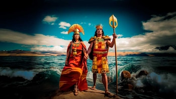 Manco Cápac y Mama Ocllo volverán a emerger del lago Titicaca en una escenificación por los 358 años de Puno