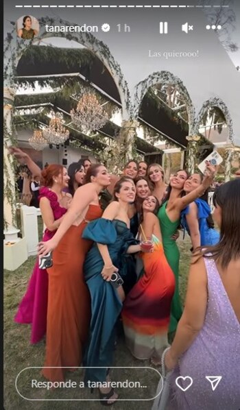 Tana Rendón se casó y