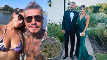 Marcelo Tinelli y Milett Figueroa