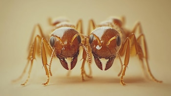 Las hormigas aprovechan su agudo