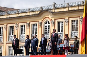 El alcalde Carlos Fernando Galán