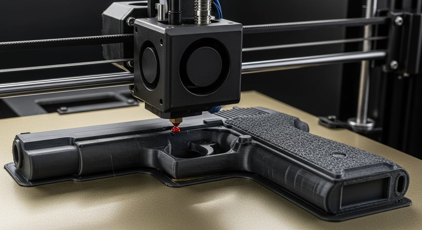 Nueva York debate una ley para que las impresoras 3D bloqueen la fabricación de armas y componentes de armas mediante algoritmos. (Imagen Ilustrativa Infobae)
