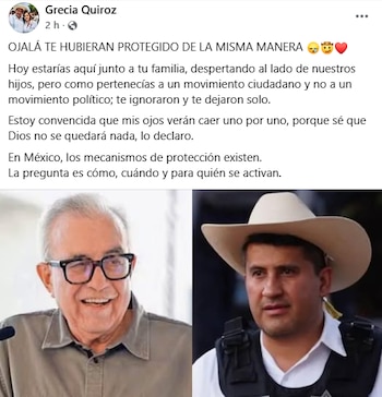 Grecia Quiroz señaló que en México existen mecanismos de protección, pero cuestionó su implementación. (Crédito: facebook | Grecia Quiroz)