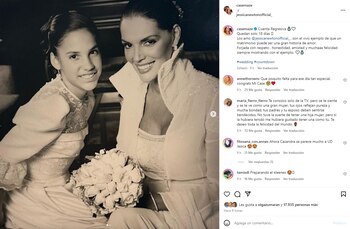 Casandra Sánchez expresa tiernas palabras