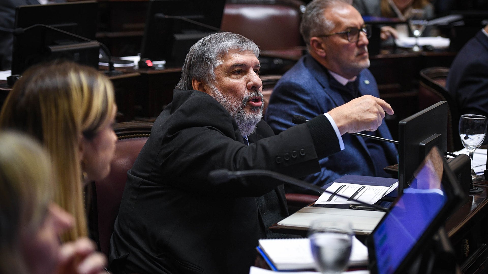 El titular del interbloque kirchnerista en la Cámara alta, José Mayans