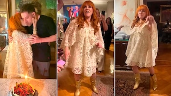 Linda Peretz celebró sus 84