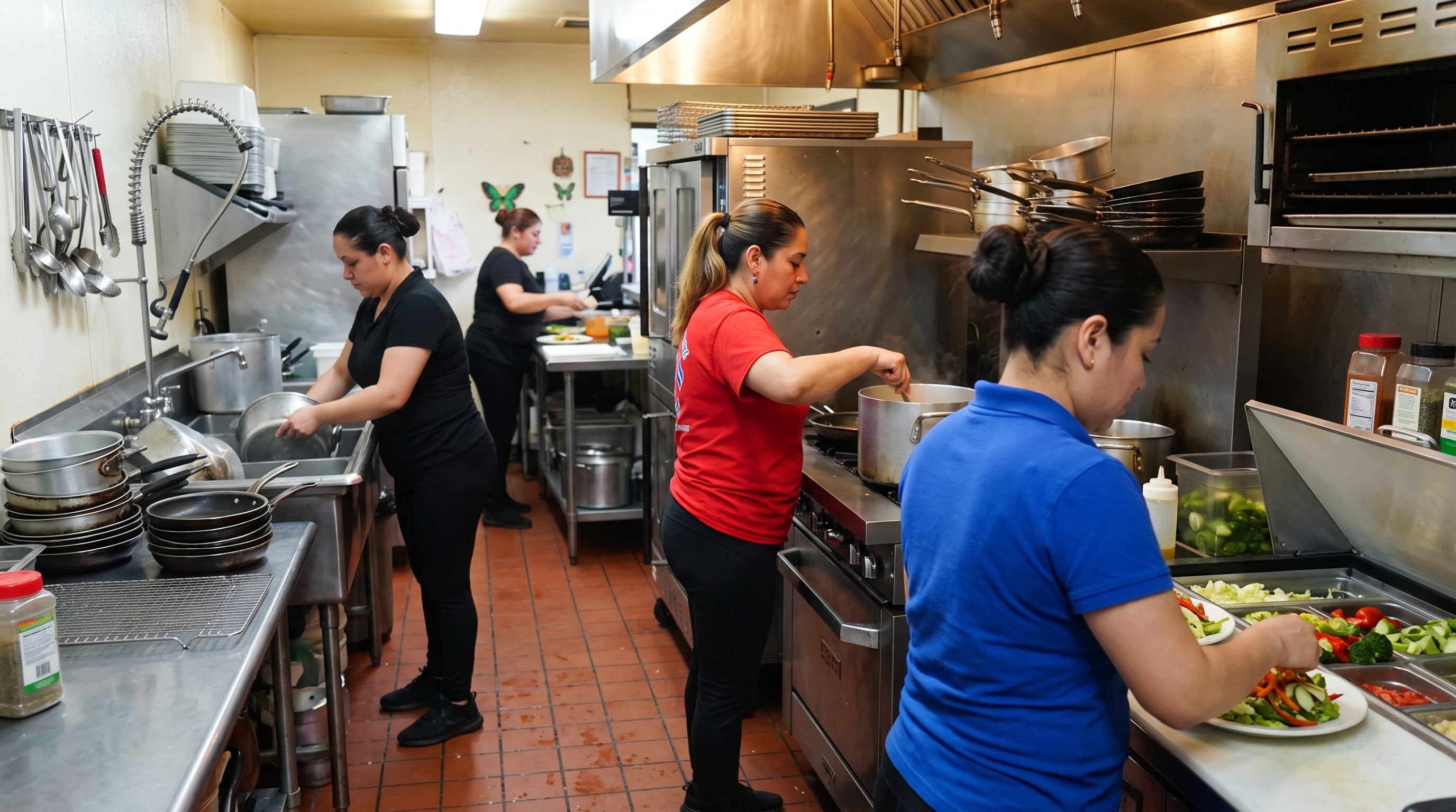 El Salvador ocupa el tercer lugar entre los países de origen extranjero de la fuerza laboral de restaurantes en Estados Unidos. (Imagen Ilustrativa Infobae)