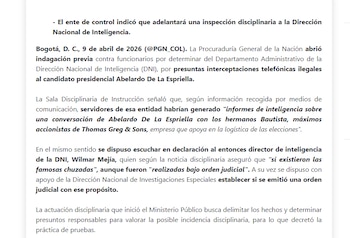 Procuraduría - crédito Procuraduría