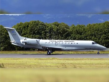 El avión presidencial Embraer Legacy 600 será subastado el próximo 10 de julio.(FOTO:El Heraldo)
