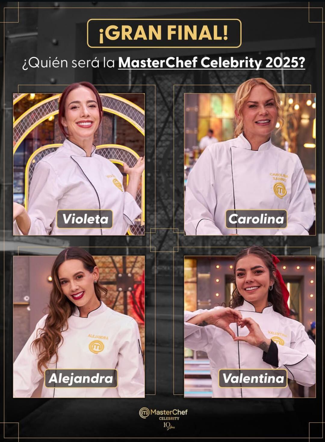 El país entero se prepara para conocer la decisión de los jueces - crédito masterchefcelebrityco / Instagram