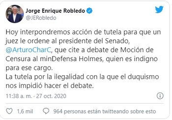 Trino del senador Jorge Enrique