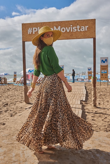 Natalia Oreiro llegó a la