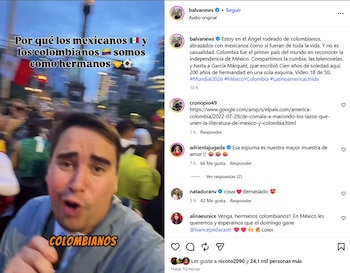 El periodista Rodrigo Balvanera rescató varios elementos de ambas culturas que han hecho que la amistad entre ambas naciones se fortalezca cada vez más - crédito @balvanews/IG