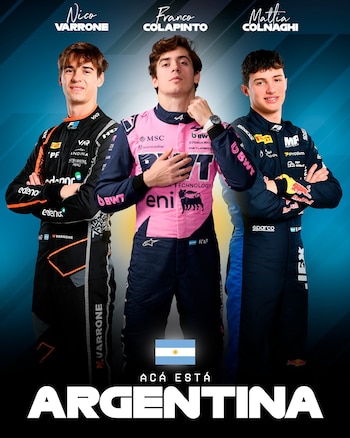 Franco Colapinto, Nico Varrone y