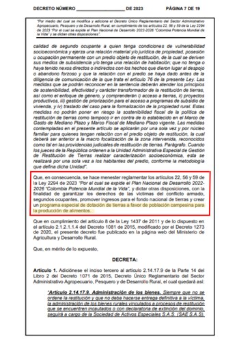 El Gobierno se encuentra en