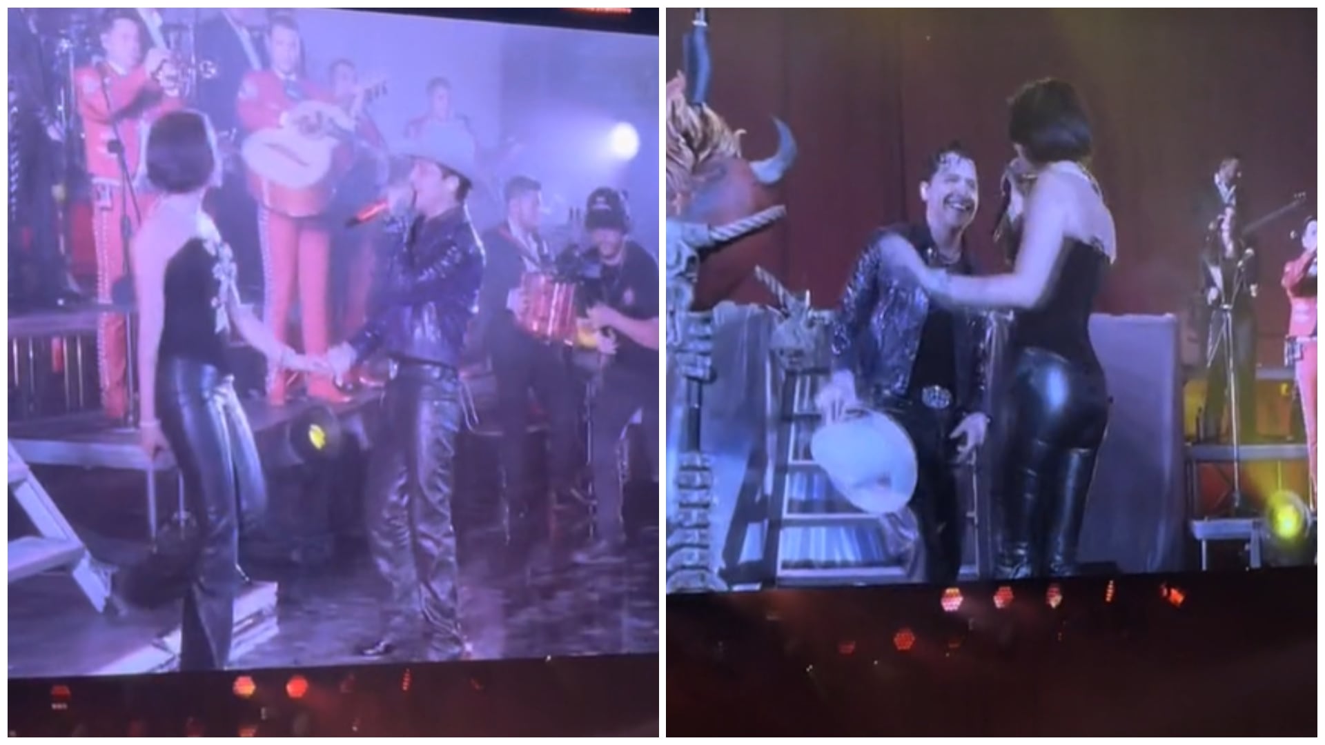 La polémica surge luego de que varias personas relataran experiencias coincidentes sobre la visita de los músicos a Monterrey y Zacatecas, bajo estrictas normas de privacidad y sin confirmación oficial. (TikTok: @carolinalugo8)