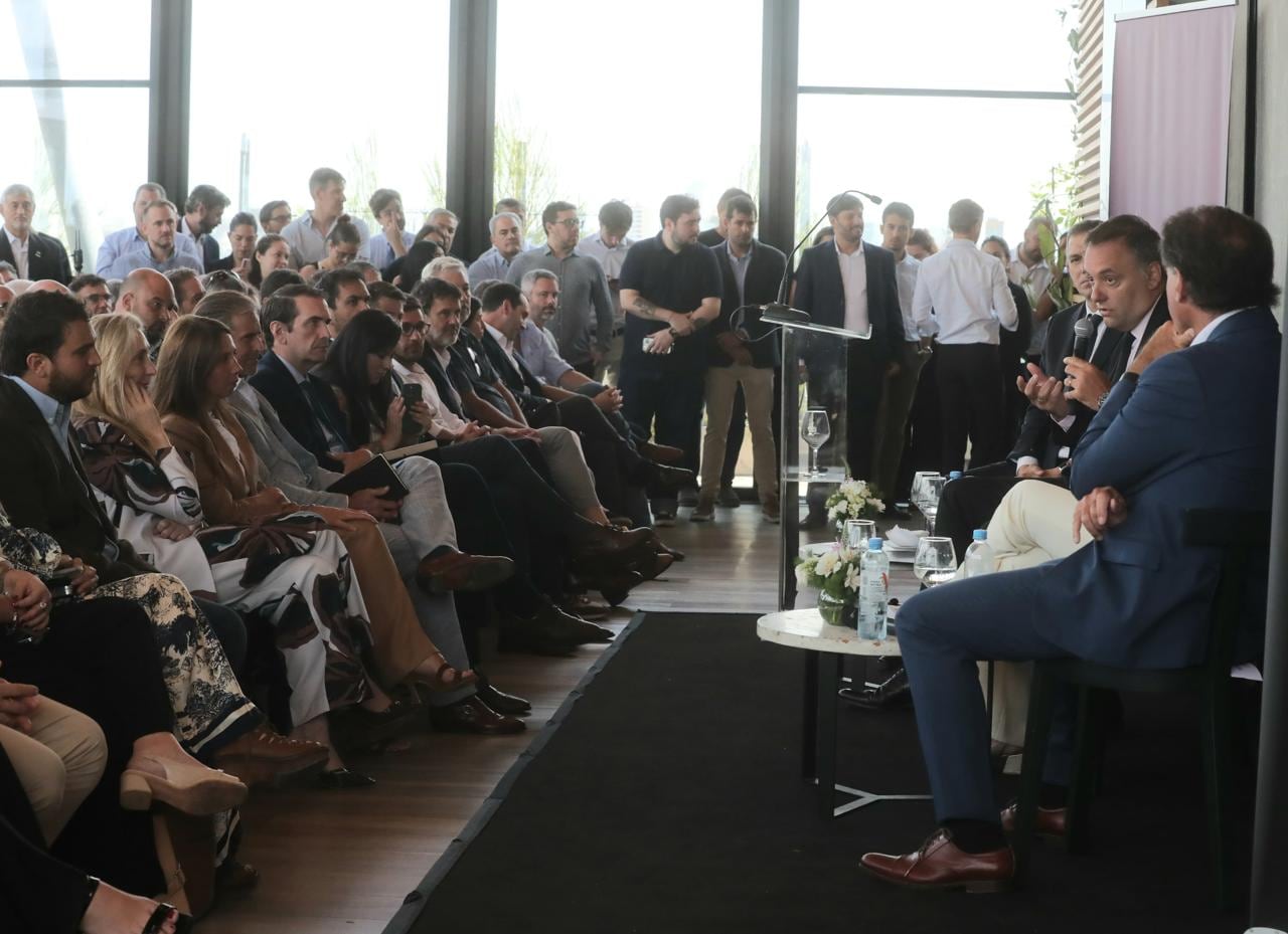 La secretaria general de la Presidencia, Karina Milei, en el Conversatorio por la Reforma Laboral