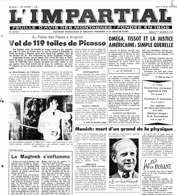 La tapa del diario francés