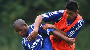 Carlos Zambrano y Jefferson Farfán