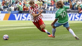 1-3. El Atlético de Madrid