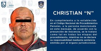 Christian "N" es señalado de