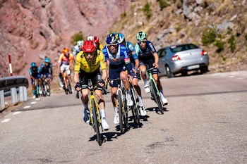 La ronda catalana tendrá una jornada exigente en la montaña-crédito @VoltaCatalunya/X