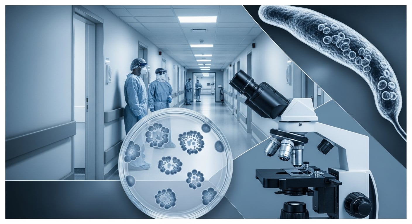 El brote de Candida auris se detectó en 23 estados de Estados Unidos durante 2026 y afecta sobre todo a pacientes hospitalizados o en centros de atención prolongada. (Imagen Ilustrativa Infobae)