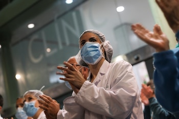 Los trabajadores de la salud