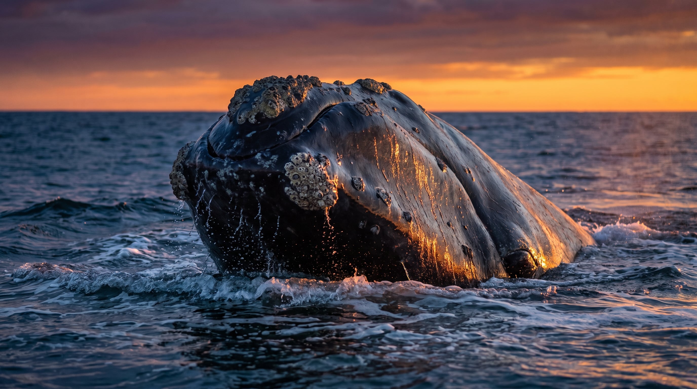 El estudio indicó que las ballenas francas buscan alimento cerca del lecho marino durante el día y ascienden hacia la superficie por la noche para seguir al zooplancton (Imagen Ilustrativa Infobae)