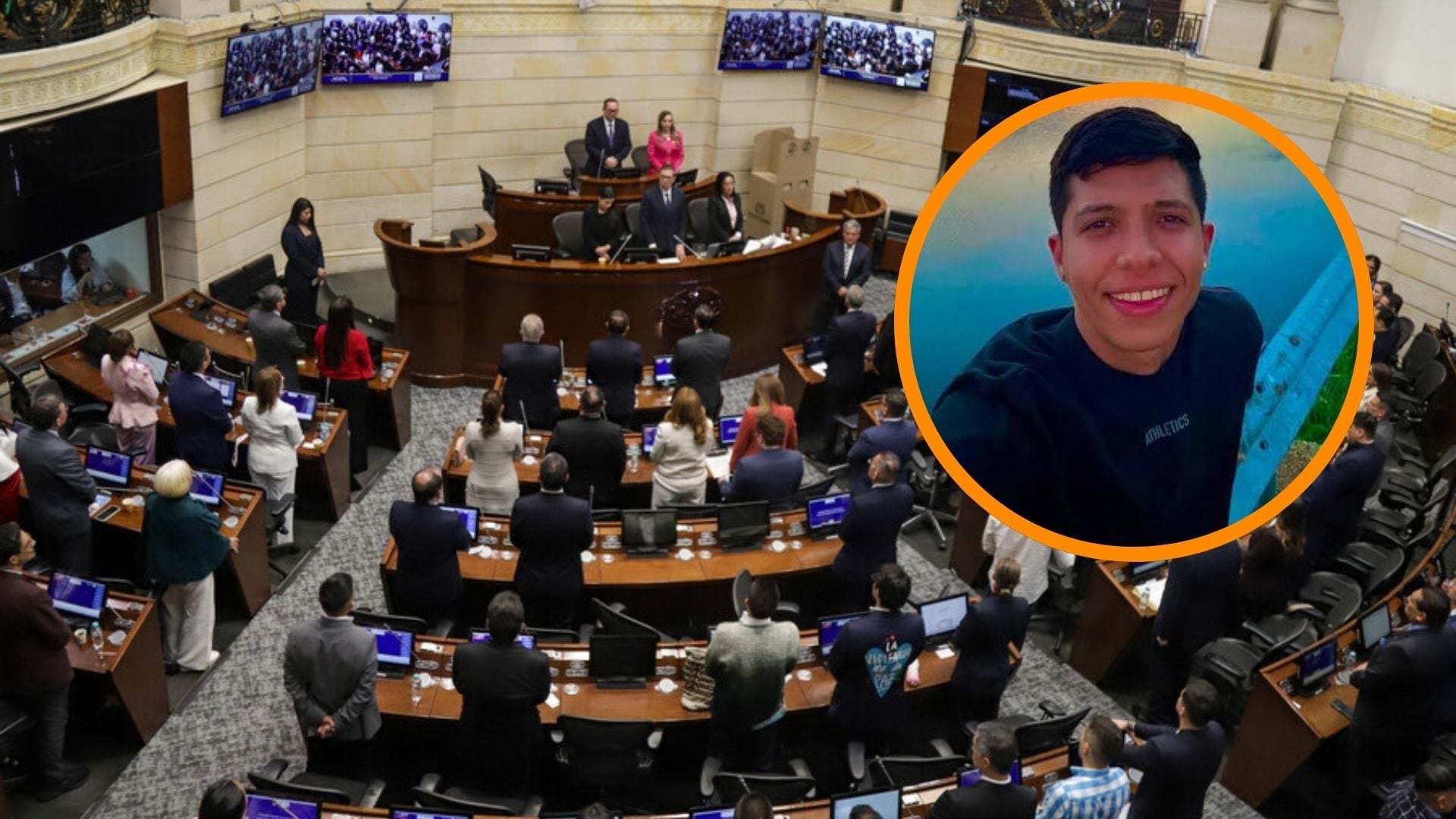 El Senado rindió homenaje a Joan Sebastián Guerrero, el colombiano asesinado por un agente del ICE en Estados Unidos