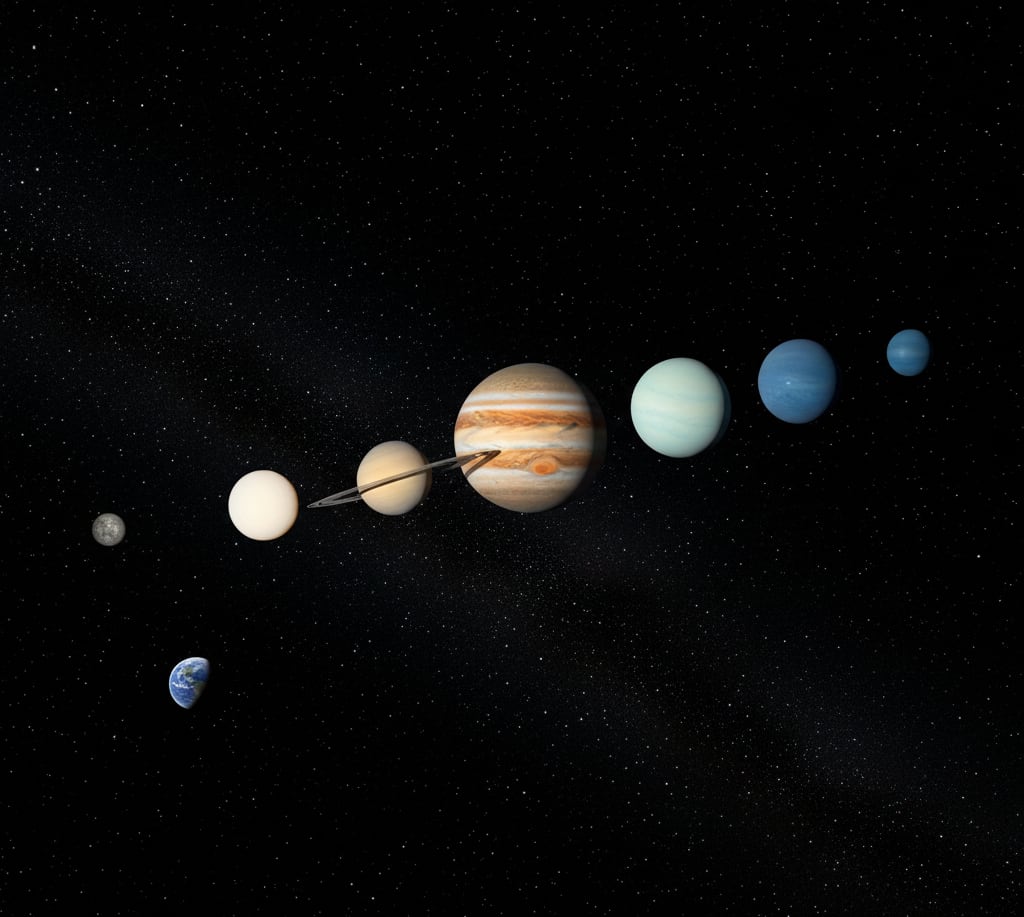 Venus y Júpiter serán los objetos más brillantes del cielo tras la Luna, con magnitudes de –4 y –1,8, y podrán verse juntos con prismáticos (Imagen Ilustrativa Infobae)