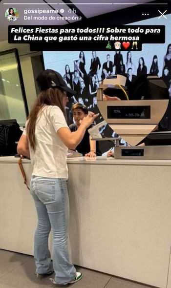 La China Suárez y el