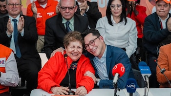 Con la heredera de Gaitán