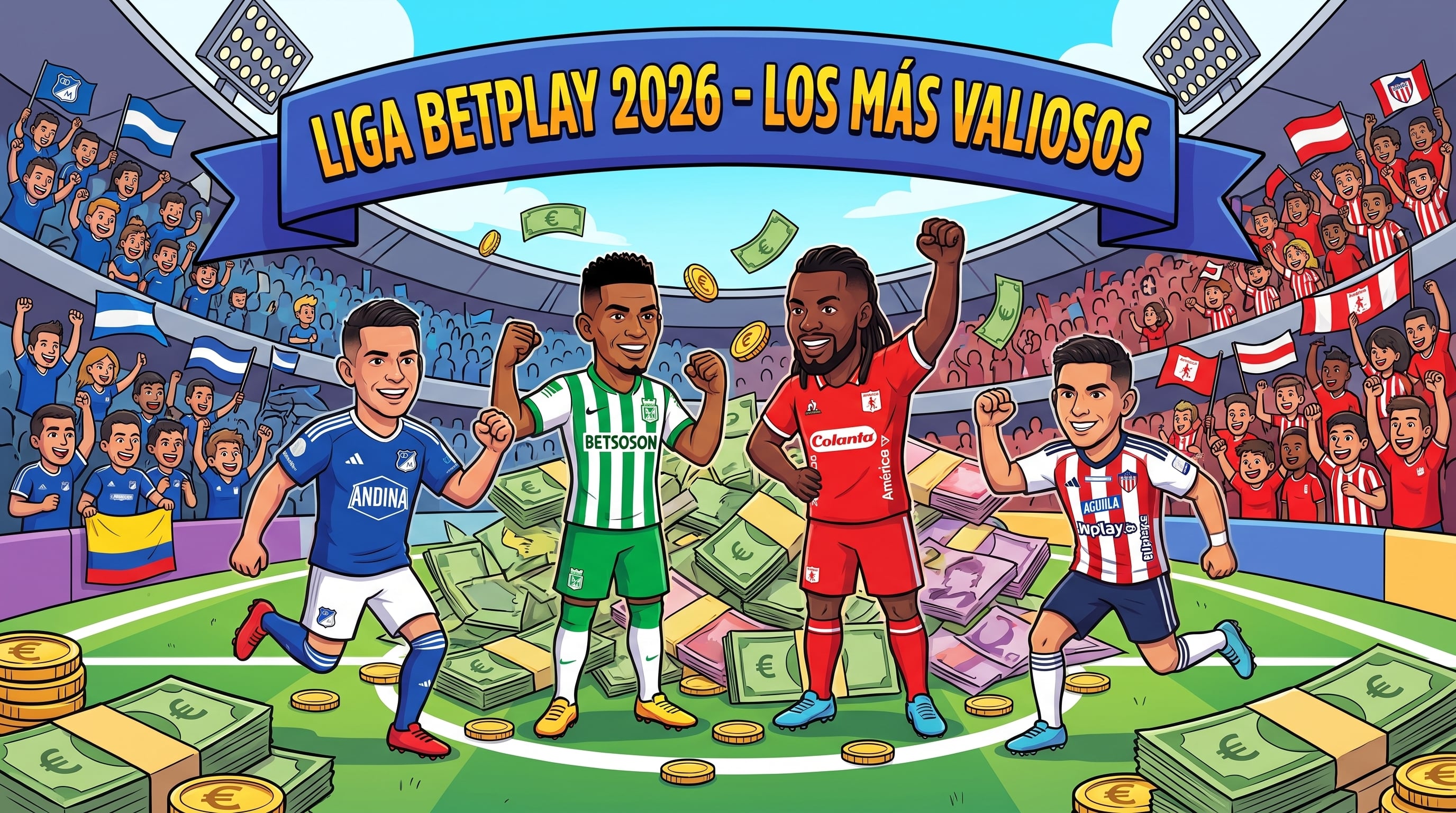 Estas son las nóminas más valiosas de la Liga BetPlay: solo un equipo supera los 20 millones de euros