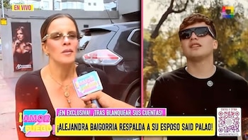 Alejandra Baigorria responde por chats de su hermano Derek expuestos por Pamela López. Captura: Amor y Fuego.