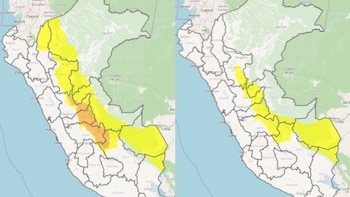 Senamhi pronostica fuertes lluvias en