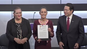 La candidata de MORENA se