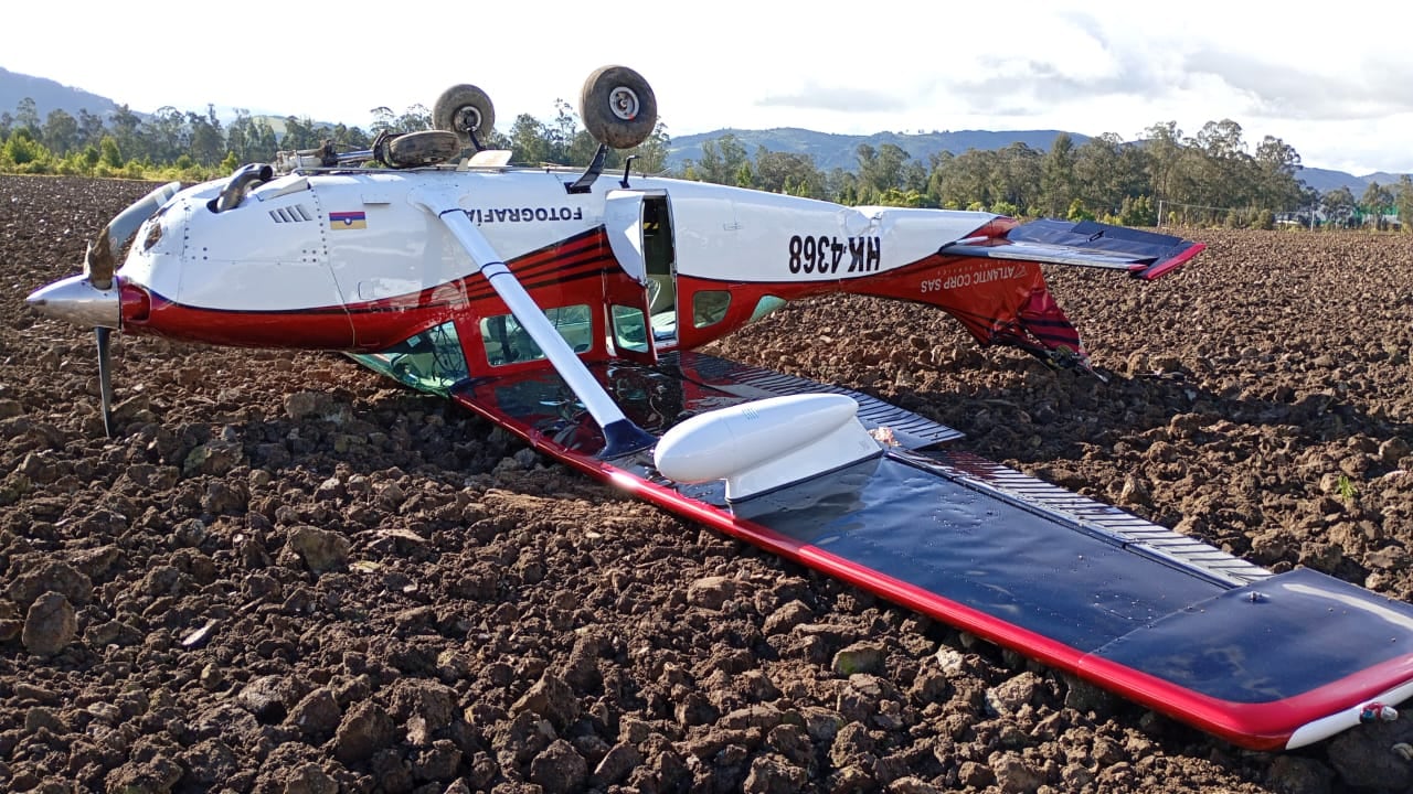 Avión privado se accidentó en Gachancipá, Cundinamarca: autoridades investigan el caso del Cessna siniestrado