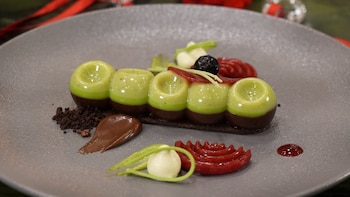 El postre armonía de pistacho