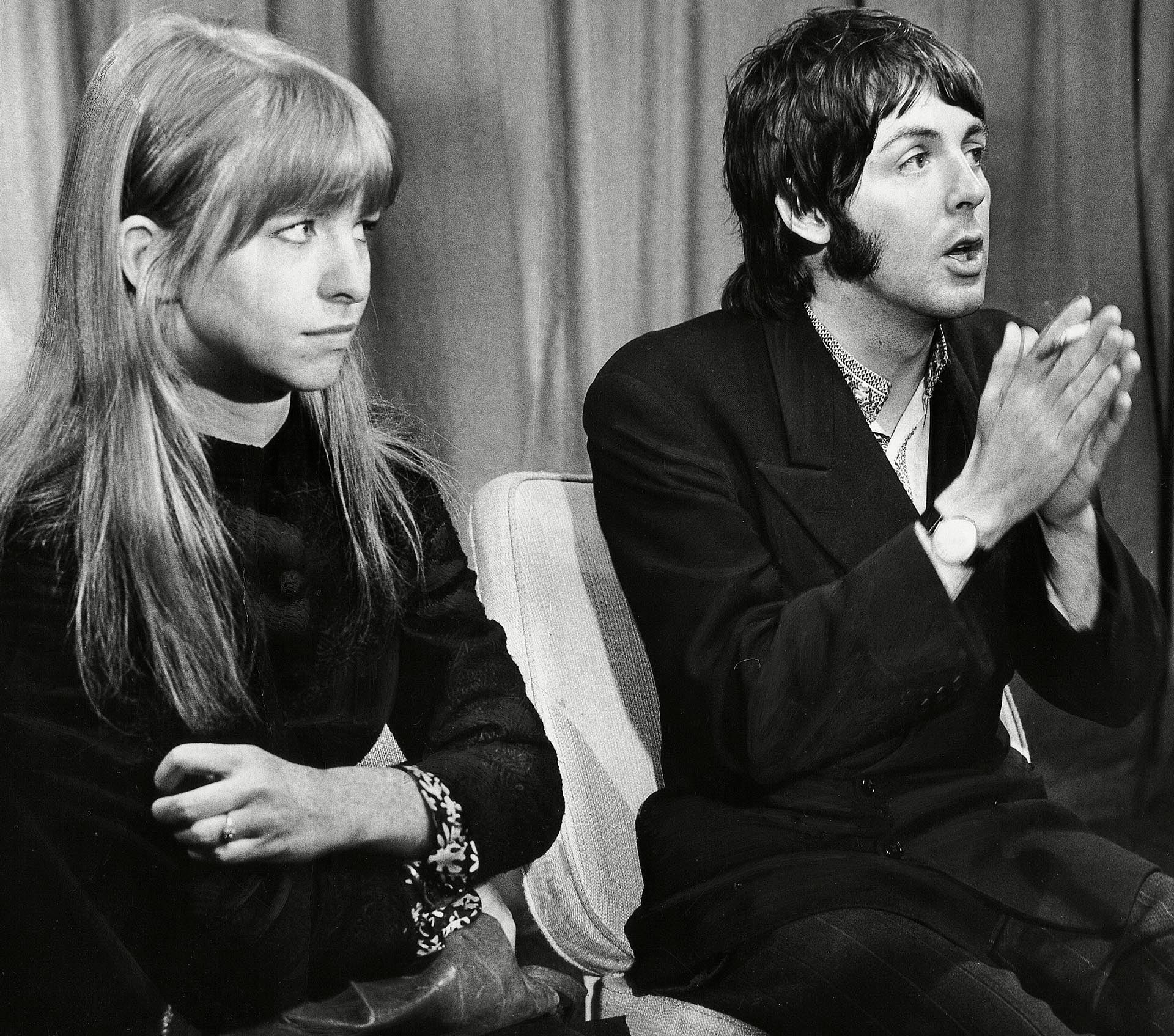 Asher y McCartney mantuvieron una relación durante cuatro años antes de ponerle fin en julio de 1968 (Grosby)