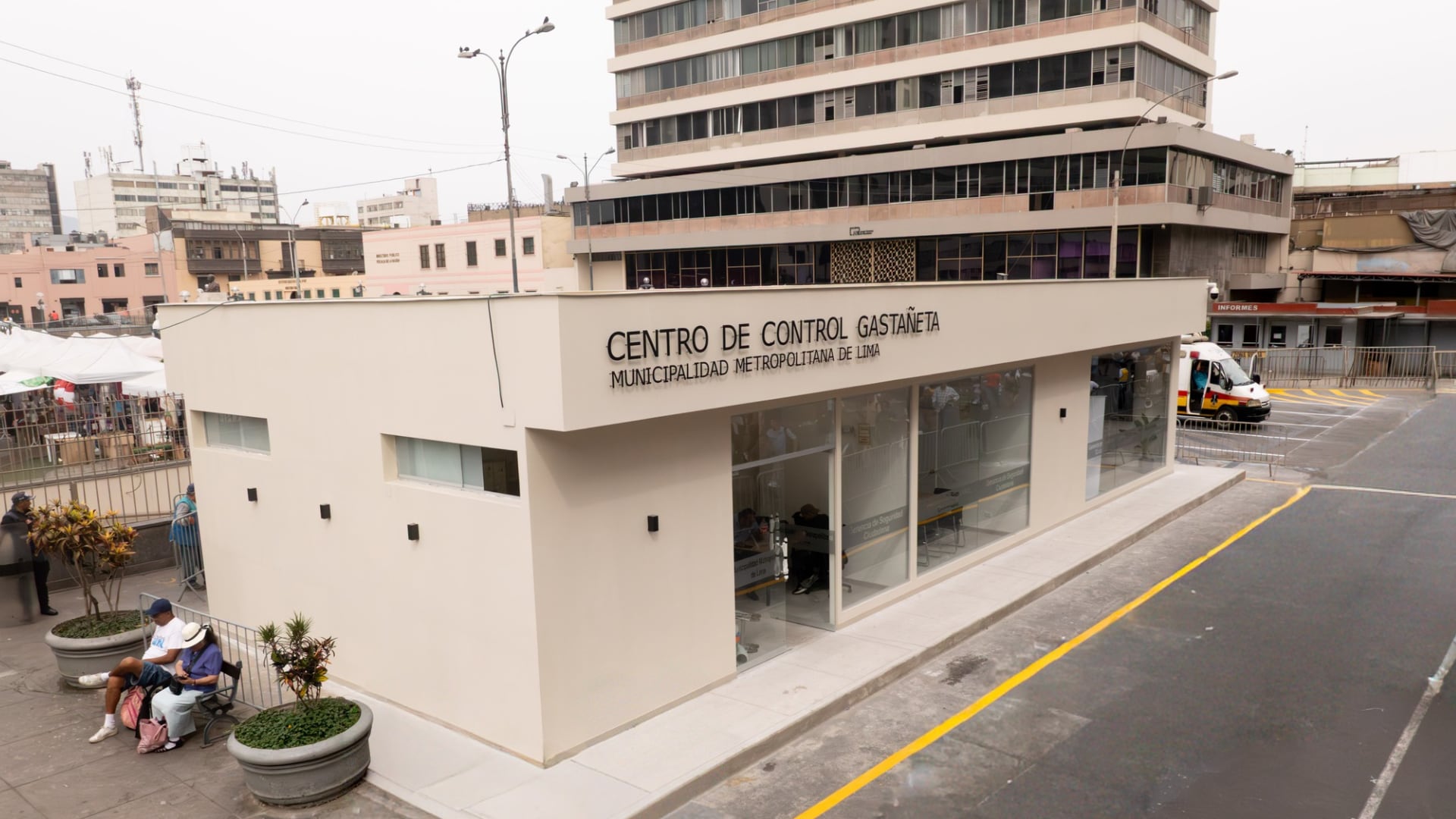Plaza Gastañeta, el centro de control que articula seguridad, salud y fiscalización en Lima