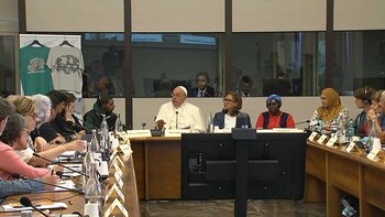 Francisco en el encuentro con