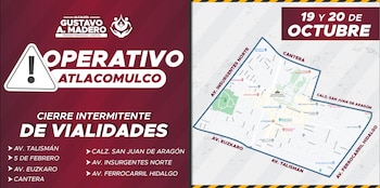 Calles cerradas por peregrinación de