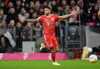 Lucas Hernández, en un partido