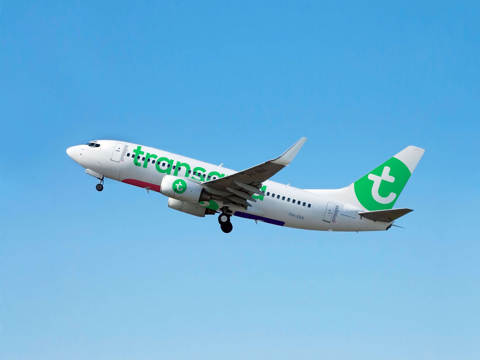 Avión de Transavia (Web de la aerolínea).