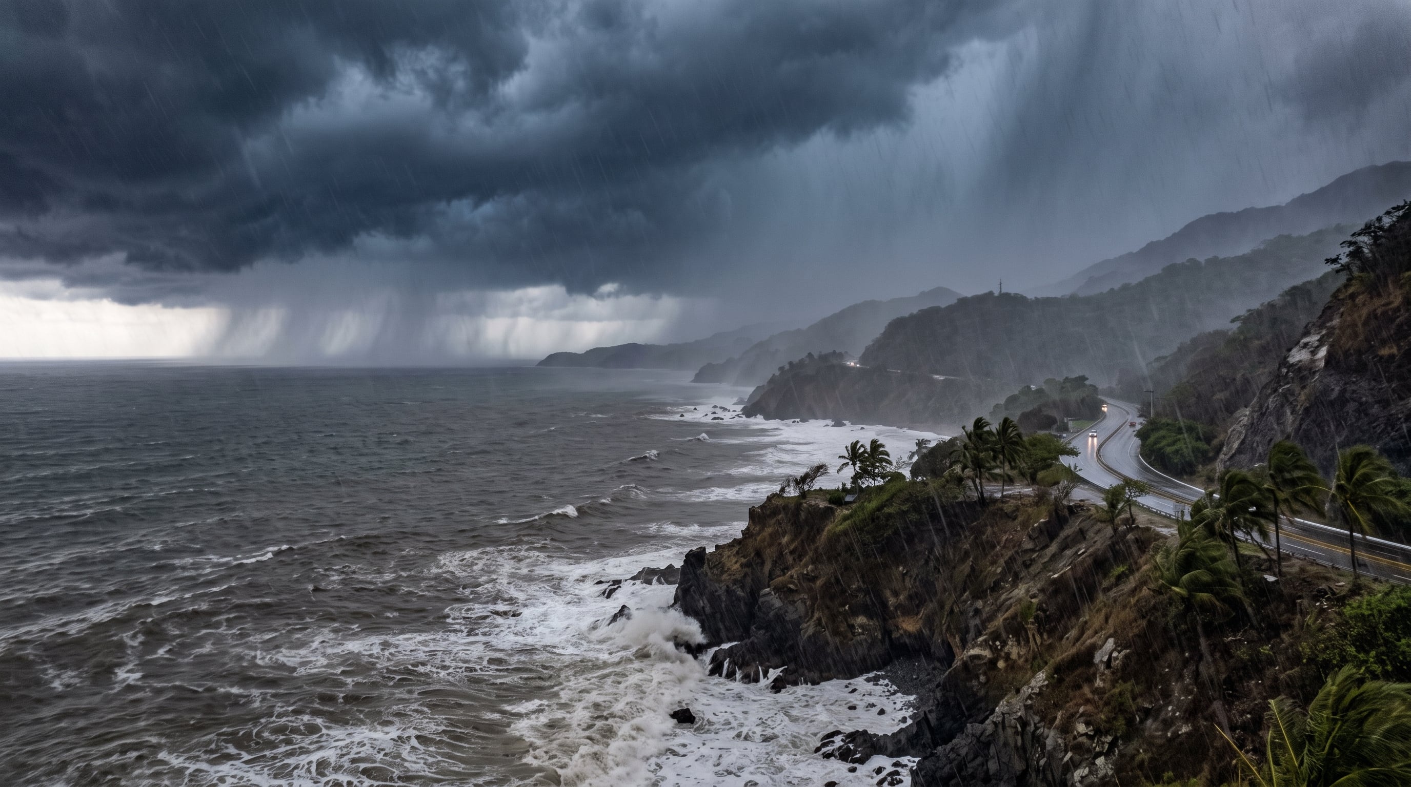 La tormenta tropical Polo provoca lluvias intensas y oleaje en las costas del Pacífico mexicano, lo que afecta a los estados de Jalisco, Colima y Guerrero. (Imagen Ilustrativa Infobae)